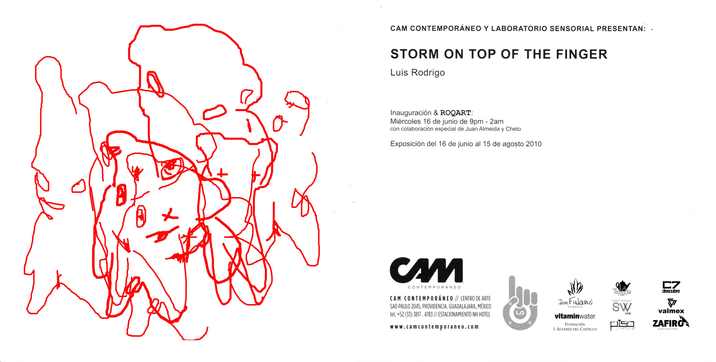 Storm on top of the finger